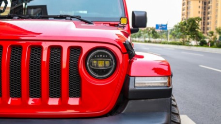 CREE LED prednji farovi Angel Eye DRL 5 Stars dizajn / Jeep Wrangler JK TJ LJ JL (1997-2017), HLU7INCHJ8