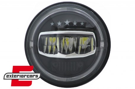 CREE LED prednji farovi Angel Eye DRL 5 Stars dizajn / Jeep Wrangler JK TJ LJ JL (1997-2017), HLU7INCHJ8