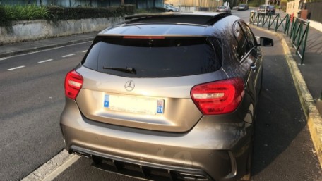 Difuzor zraka A45 AMG Facelift dizajn (Carbon) / MERCEDES A-klasa W176 (2013-2018), RDMBW176FFCF