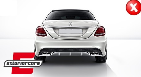 Difuzor zraka C63 AMG dizajn / Mercedes C-klasa W205 S205 Standard (2014-2018), RDMBW205N
