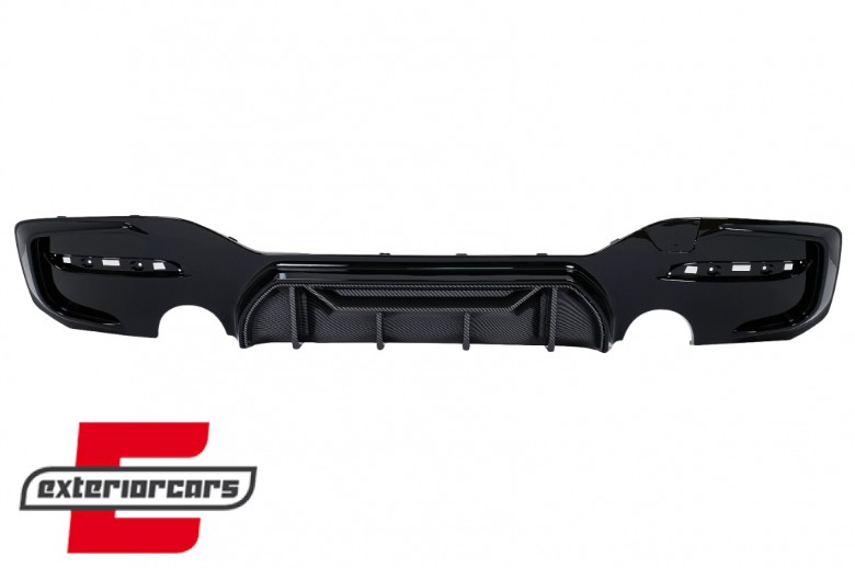 Difuzor zraka Competition dizajn (piano crna/carbon) / BMW serije 1 F20 F21 LCI (2015-06.2019), RDBMF20MCDSOBMC