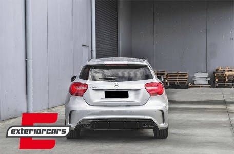 Difuzor zraka Facelift A45 AMG dizajn (piano crna) / Mercedes A-klasa W176 (2012-2018), RDMBW176F
