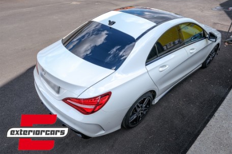 Difuzor zraka Facelift CLA45 AMG dizajn (piano crna) / Mercedes CLA W117 X117 Shooting Brake (2013-2018), RDMBW117F