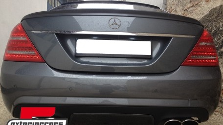 Difuzor zraka Facelift S63 S65 AMG dizajn (mat crna) / Mercedes S-klasa W221 (2006-2013), RDMBW221