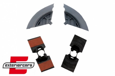 Difuzor zraka M dizajn (mat crna) / BMW X6 E71 (2006-2014), RDBMX6E71