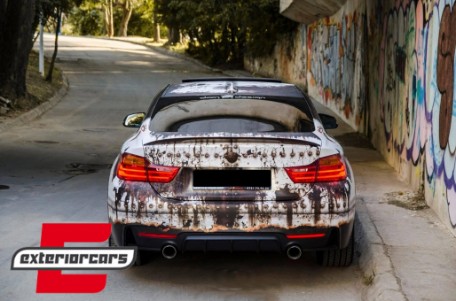 Difuzor zraka M-Performance dizajn (mat crna) / BMW serije 4 F32 F33 F36 (2013-2019), 38246