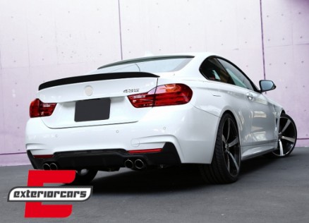 Difuzor zraka M-Performance dizajn (mat crna) / BMW serije 4 F32 F33 F36 (2013-2019), RDBMF32MPDO