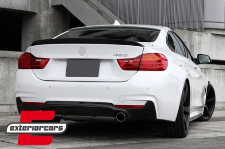 Difuzor zraka M-Performance dizajn (mat crna) / BMW serije 4 F32 F33 F36 (2013-2019), RDBMF32MPDSO