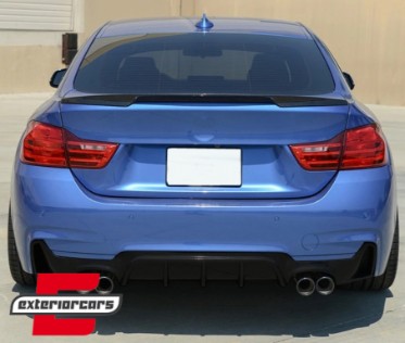 Difuzor zraka M-Performance dizajn (mat crna) / BMW serije 4 F32 F33 F36 (2013-2019), ZTBM41