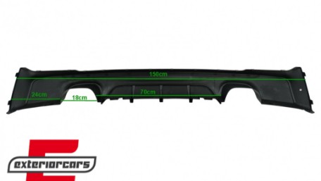 Difuzor zraka M-Performance dizajn (piano crna) / BMW serije 2 F22 F23 (2013-2021), RDBMF22MPDOB