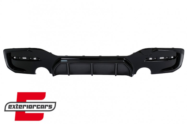 Difuzor zraka M-Performance dizajn (piano crna/carbon) / BMW serije 1 F20 F21 LCI (2015-06.2019), RDBMF20MPDSOBMC