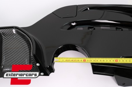 Difuzor zraka M-Performance dizajn (piano crna/carbon) / BMW serije 1 F20 F21 LCI (2015-06.2019), RDBMF20MPDSOBMC