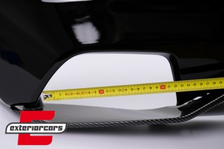 Difuzor zraka M-Performance dizajn (piano crna/carbon) / BMW serije 5 G30 G31 limuzina karavan (2017-2024), RDBMG30MPCFWT