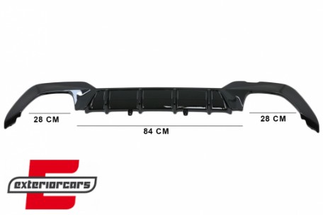 Difuzor zraka M340i dizajn (piano crna) / BMW serije 3 G20 G28 limuzina G21 karavan (2018-06.2022), RDBMG20RPB