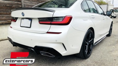 Difuzor zraka M340i dizajn (piano crna) / BMW serije 3 G20 G28 limuzina G21 karavan (2018-2022), RDBMG20MPBBT