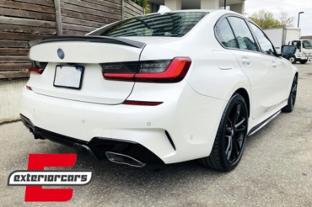 Difuzor zraka M340i dizajn (piano crna) / BMW serije 3 G20 G28 limuzina G21 karavan (2018-2022), RDBMG20MPBBT
