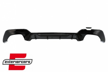 Difuzor zraka M340i M look (piano crna/carbon) / BMW serije 3 G20 G28 limuzina G21 karavan (2018-06.2022), RDBMG20MPCFBT
