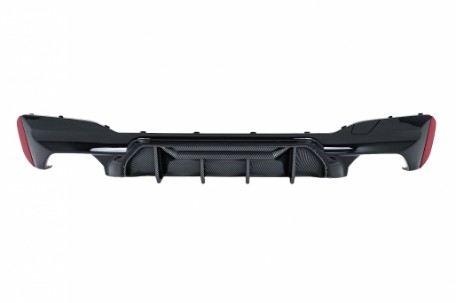 Difuzor zraka M5 dizajn (piano crna/carbon) / BMW serije 5 G30 G31 limuzina karavan (2017-2024), RDBMG30M5D