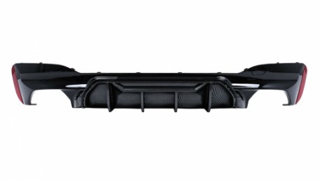 Difuzor zraka M5 dizajn (piano crna/carbon) / BMW serije 5 G30 G31 limuzina karavan (2017-2024), RDBMG30M5D