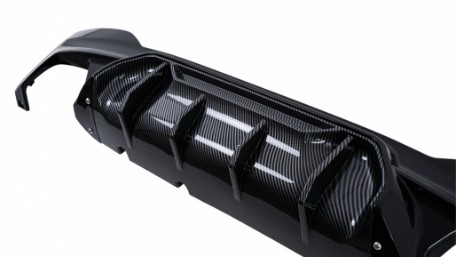 Difuzor zraka M5 dizajn (piano crna/carbon) / BMW serije 5 G30 G31 limuzina karavan (2017-2024), RDBMG30M5D