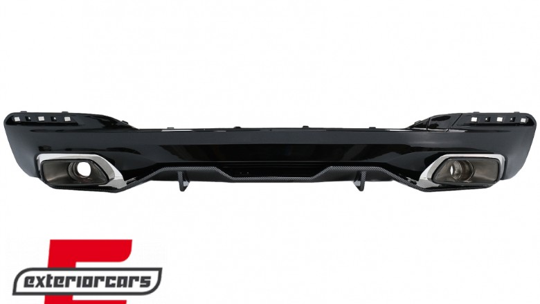 Difuzor zraka & nastavci auspuha 540 M-Performance dizajn (carbon look) / BMW serije 5 G30 G31 (2017-2024), RDBMG30MPCF