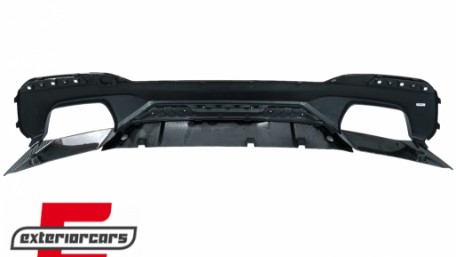 Difuzor zraka & nastavci auspuha 540 M-Performance dizajn (carbon look) / BMW serije 5 G30 G31 (2017-2024), RDBMG30MPCF