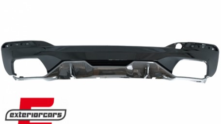 Difuzor zraka & nastavci auspuha 540 M-Performance dizajn (carbon look) / BMW serije 5 G30 G31 (2017-2024), RDBMG30MPCF