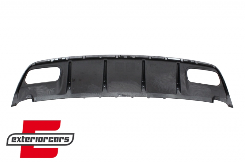 Difuzor zraka & nastavci auspuha A45 AMG dizajn (Carbon look) / Mercedes A-klasa W176 (2013-2018), CORDMBW176FCFA45C