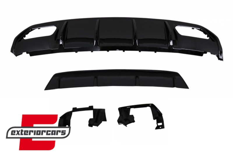 Difuzor zraka & nastavci auspuha A45 AMG dizajn / Mercedes A-klasa W176 (2012-2018), CORDMBW176FA45B