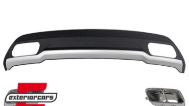 Difuzor zraka & nastavci auspuha A45 AMG dizajn / Mercedes A-klasa W176 (2012-2018), RDMBW176AMG