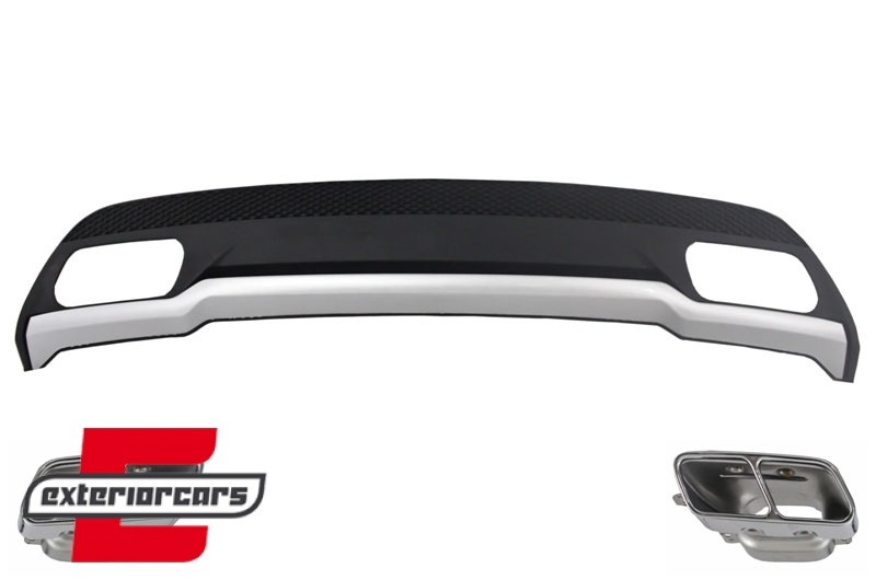 Difuzor zraka & nastavci auspuha A45 AMG dizajn / Mercedes A-klasa W176 (2012-2018), RDMBW176AMG