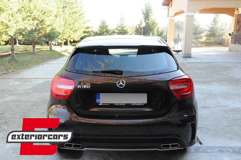 Difuzor zraka & nastavci auspuha A45 AMG dizajn / Mercedes A-klasa W176 (2012-2018), RDMBW176AMG