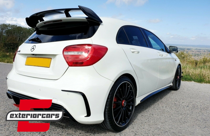 Difuzor zraka & nastavci auspuha A45 AMG Facelift dizajn (Red Edition) / MERCEDES A-klasa W176 (2012-2018), CORDMBW176FRTYC