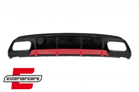 Difuzor zraka & nastavci auspuha A45 AMG Facelift dizajn (Red Edition) / MERCEDES A-klasa W176 (2012-2018), CORDMBW176FRTYC