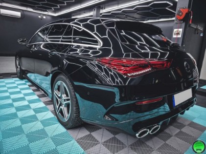 Difuzor zraka & nastavci auspuha Aero paket CLA45S dizajn / Mercedes CLA X118 Shooting Brake C118 Coupe Sport Line (2019-2025), 40018