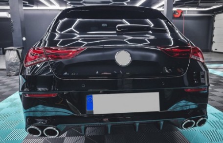 Difuzor zraka & nastavci auspuha Aero paket CLA45S dizajn / Mercedes CLA X118 Shooting Brake C118 Coupe Sport Line (2019-2025), 40018