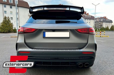 Difuzor zraka & nastavci auspuha AMG GLA45 S dizajn (Night paket) / Mercedes GLA SUV H247 Sport Line (2020-), RDMBH247GLAPB