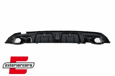 Difuzor zraka & nastavci auspuha B-dizajn (piano crna) / Mercedes C-klasa W205 S205 (2014-2020), RDMBW205BRB