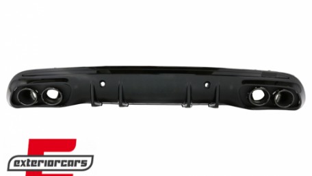 Difuzor zraka & nastavci auspuha C43 AMG dizajn Night paket / Mercedes C-klasa W205 S205 Sport Line (2014-2020), RDMBW205C43B