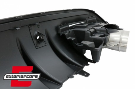 Difuzor zraka & nastavci auspuha C43 AMG dizajn Night paket / Mercedes C-klasa W205 S205 Sport Line (2014-2020), RDMBW205C43B