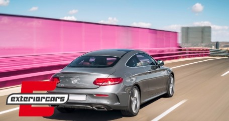 Difuzor zraka & nastavci auspuha C63 AMG dizajn / Mercedes C-klasa C205 A205 Coupe Cabrio (2014-2019), CORDMBC205C63
