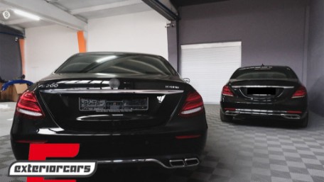 Difuzor zraka & nastavci auspuha C63 AMG dizajn / Mercedes C-klasa W205 S205 (2014-2018), CORDMBW205C