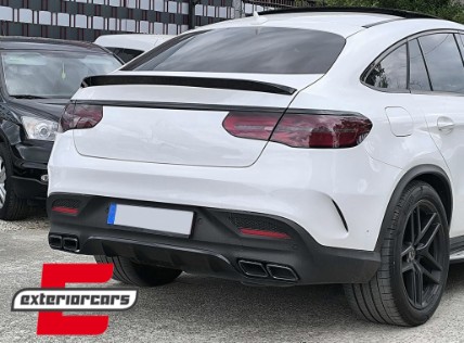 Difuzor zraka & nastavci auspuha C63 AMG dizajn / Mercedes C-klasa W205 S205 (2014-2020), CORDMBW205AMGTYBWOL