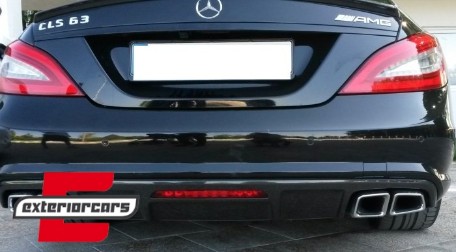 Difuzor zraka & nastavci auspuha CLS63 AMG dizajn / Mercedes CLS limuzina W218 (2011-2017), CORDMBW218AMGTY
