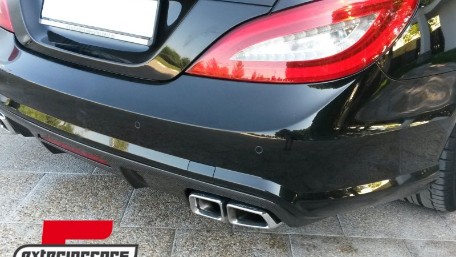 Difuzor zraka & nastavci auspuha CLS63 AMG dizajn / Mercedes CLS limuzina W218 (2011-2017), CORDMBW218AMGTY