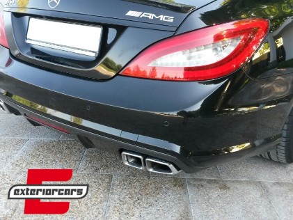 Difuzor zraka & nastavci auspuha CLS63 AMG dizajn / Mercedes CLS limuzina W218 (2011-2017), CORDMBW218AMGTY
