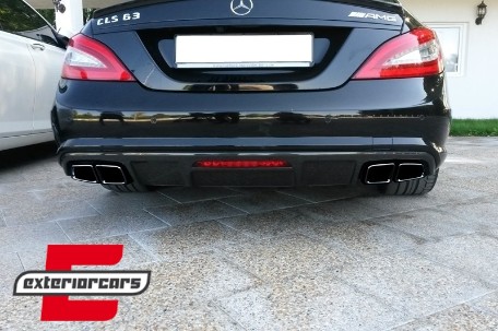 Difuzor zraka & nastavci auspuha CLS63 AMG dizajn / Mercedes W218 CLS limuzina (2011-2017), CORDMBW218AMGTYNB