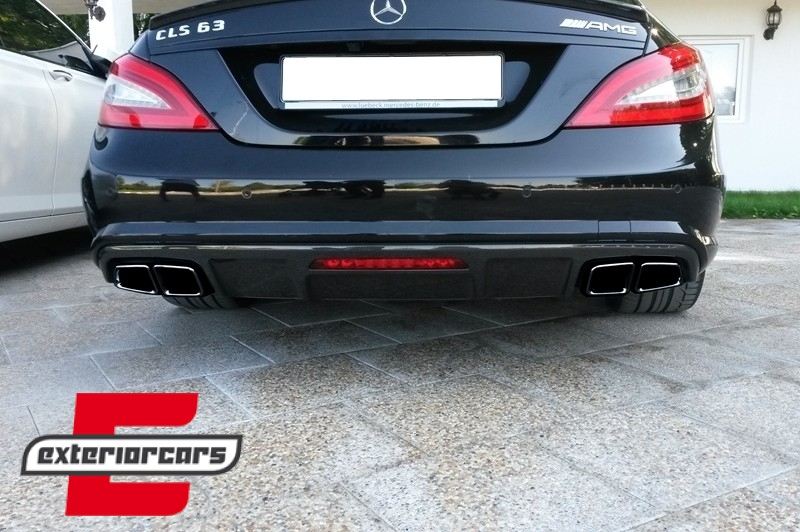 Difuzor zraka & nastavci auspuha CLS63 AMG dizajn / Mercedes W218 CLS limuzina (2011-2017), CORDMBW218AMGTYNB