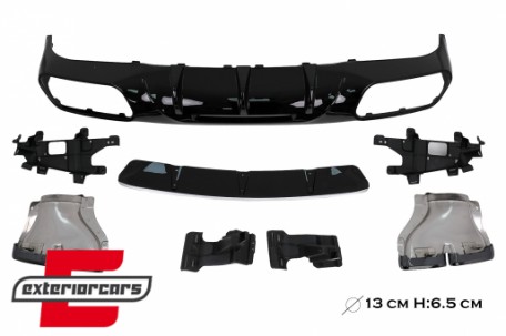 Difuzor zraka & nastavci auspuha CLS63 AMG Performance dizajn / Mercedes CLS limuzina W218 Sport Line (2011-2017), 41354