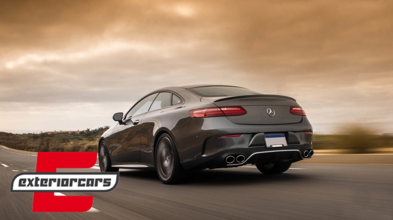 Difuzor zraka & nastavci auspuha E53 AMG dizajn / Mercedes E-klasa C238 Coupe A238 Cabrio AMG Sport Line (2016-2023), RDMBC238E53